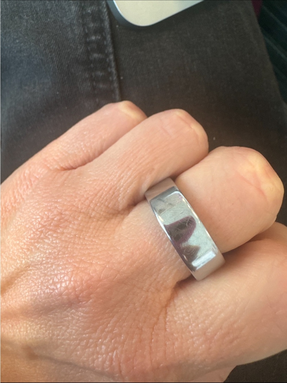 Oura Gen 4 silver ring size 9